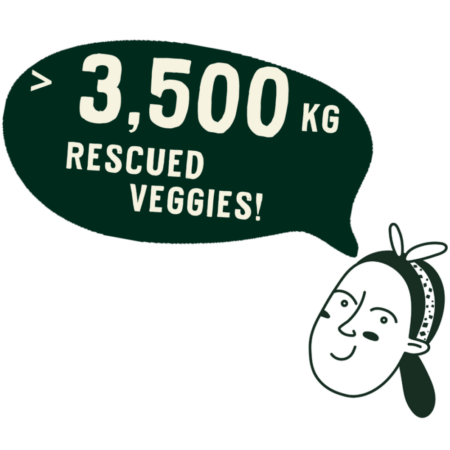 Rescued vegetables count